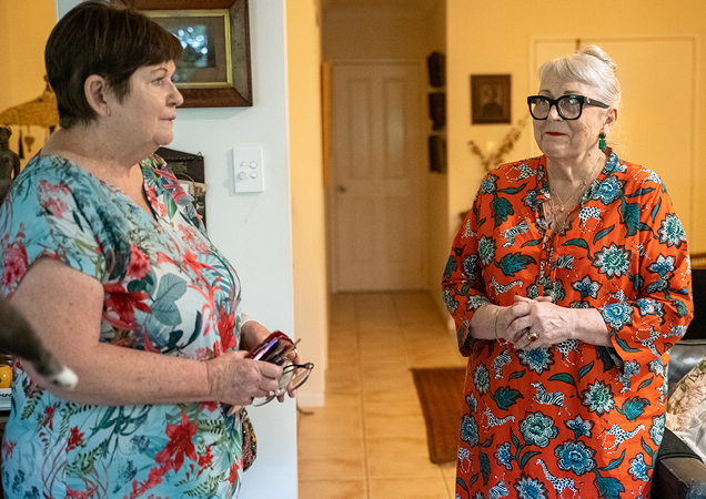 Jenny with an RSPCA Team Member.